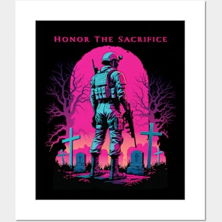 Memorial day "Honor The Sacrifice" Posters and Art